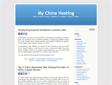 Tablet Screenshot of mychinahosting.com